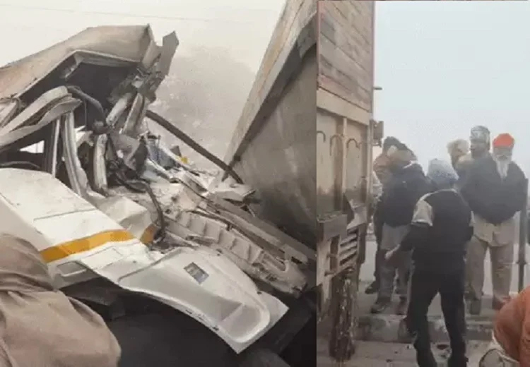 ਮੋਗਾ ‘ਚ ਸੰਘਣੀ ਧੁੰਦ ਨਾਲ ਭਿਆਨਕ ਸੜਕ ਹਾਦਸਾ, ਮੋਟਰਸਾਈਕਲ ਸਵਾਰ ਨੌਜਵਾਨ ਦੀ ਮੌ.ਤ