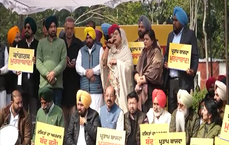 ਚੰਡੀਗੜ੍ਹ ‘ਚ ਆਪ ਦਾ ਪ੍ਰਦਰਸ਼ਨ, ਬਾਜਵਾ ਨੇ ਹਰਭਜਨ ਸਿੰਘ ਈਟੀਓ ‘ਤੇ ਕੀਤੀ ਸੀ ਵਿਵਾਦਿਤ ਟਿੱਪਣੀ